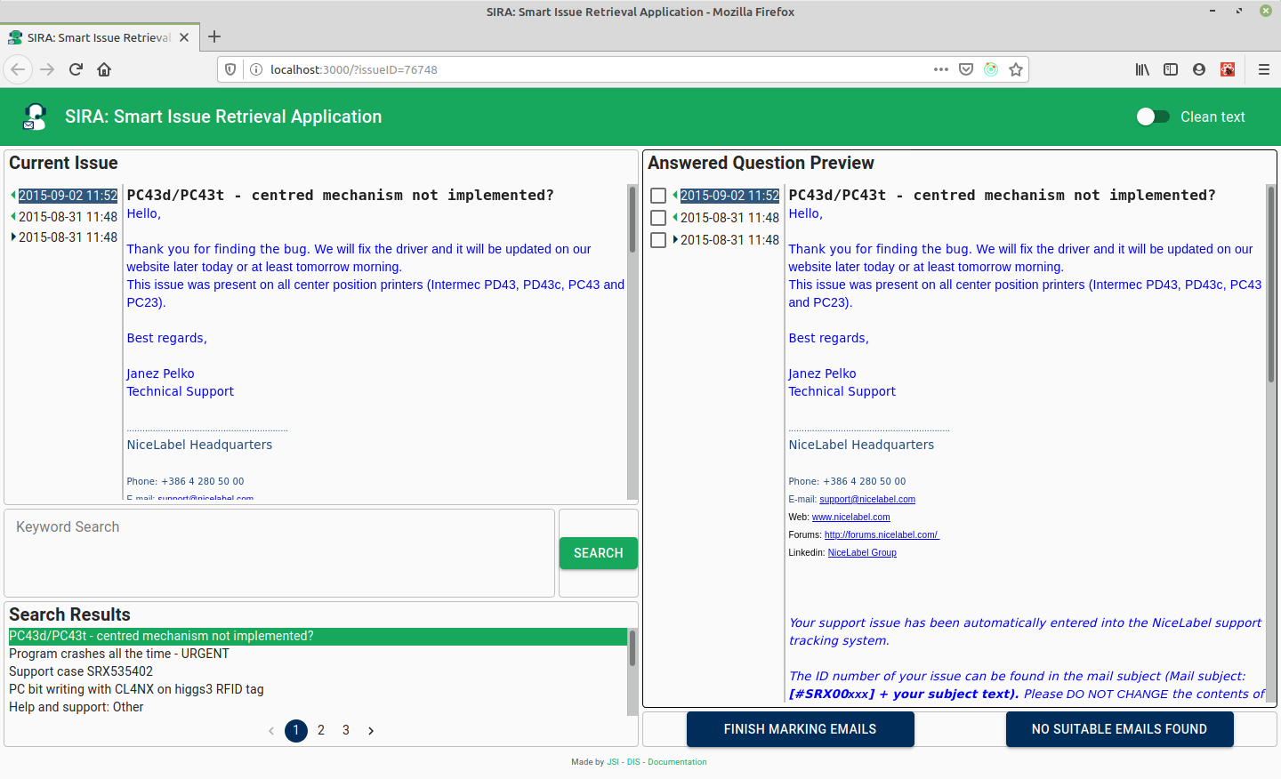 SIRA base view image